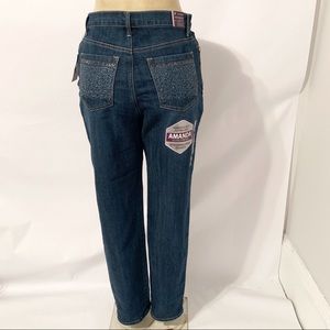 gloria vanderbilt jeans with embellished pockets